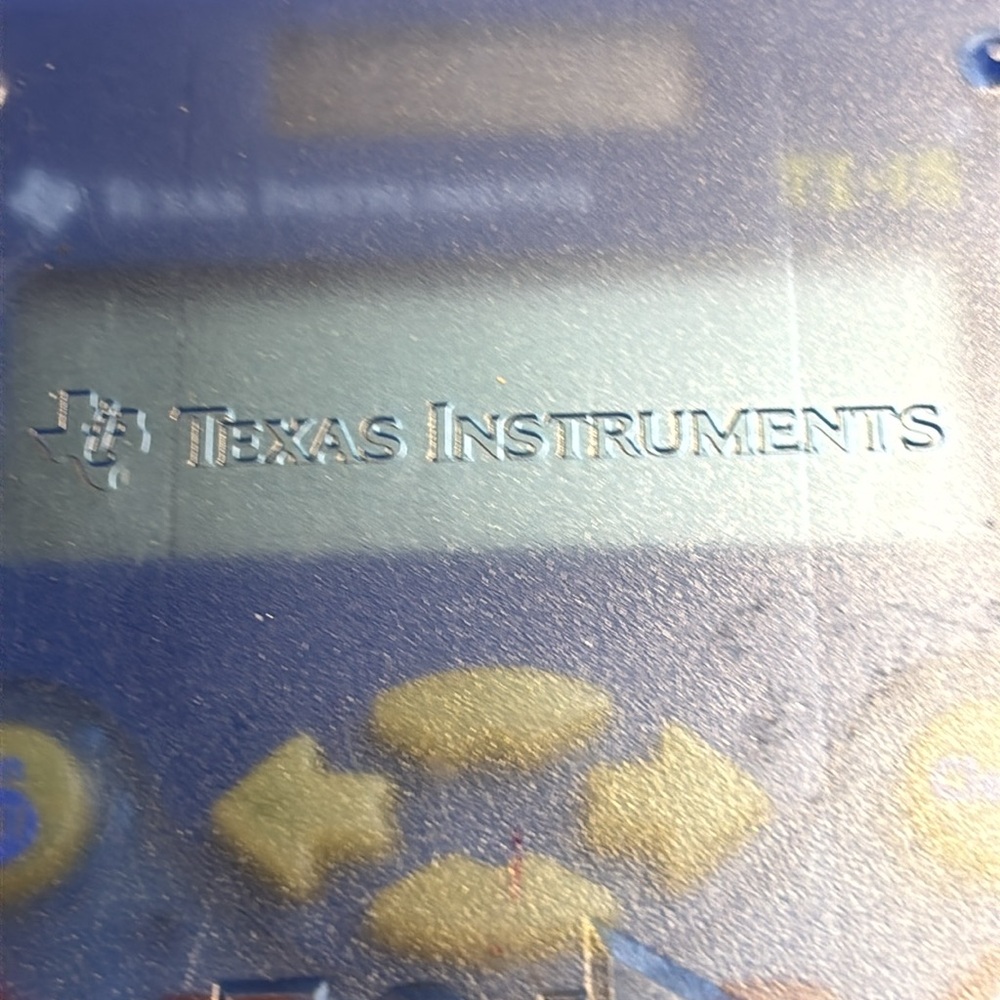 Texas Instruments Blue Calculator - Picture 2 of 6